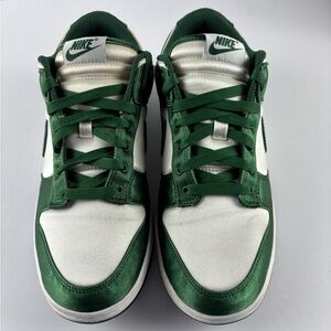 Nike Dunk Low Satin Green DX5931-100 White  Green Satin 2023 W10 Sneakers (A2)